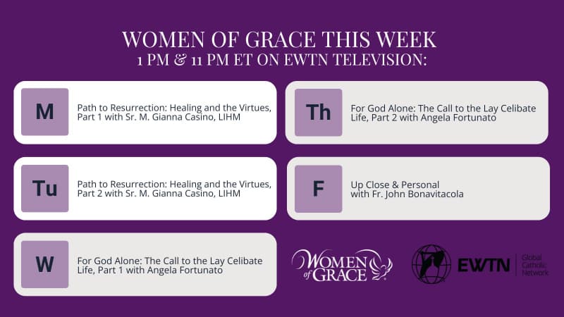 Watch on EWTN this week